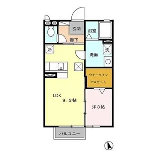 マ・メゾン B棟【1階】の間取り