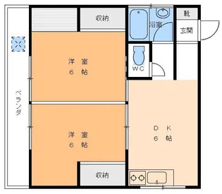 水本ビル【3階】の間取り