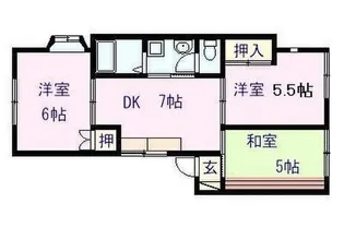 コミューハウス【2階】の間取り