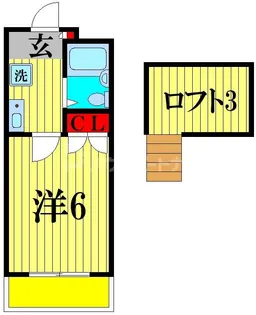 ドルフィンハウスA・B【2階】の間取り