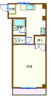 ニューヒルズ稗田【2階】の間取り