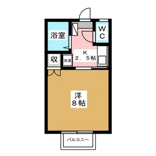 コスモタウン三輪 A【1階】の間取り