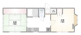コーポA【2階】の間取り
