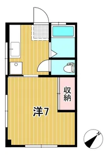 クランメール多賀【1階】の間取り