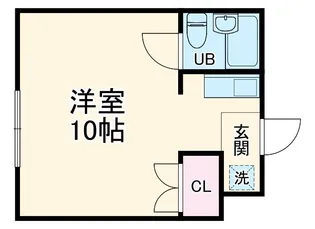 コクーン三条大宮【4階】の間取り