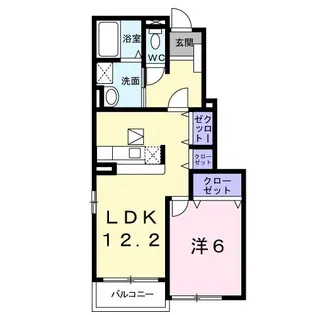 グレイス ハイツ A【1階】の間取り