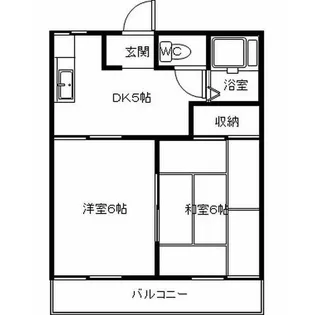 どみーるとみおか【2階】の間取り