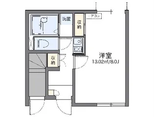 レオネクスト元八事【1階】の間取り