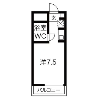 第28プロスパー上社【1階】の間取り