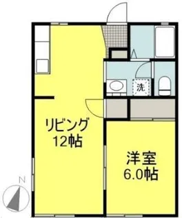 ハイツ玉穂【2階】の間取り