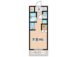 メゾンイレーヌ【1階】の間取り