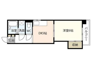 大松己斐ビル【5階】の間取り
