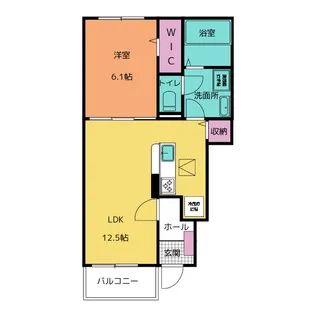 ヒカルサ松阪長月町【1階】の間取り