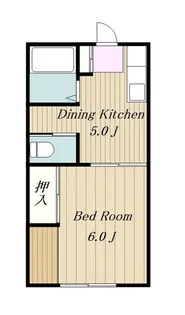 第2五十嵐ハイツ【1階】の間取り