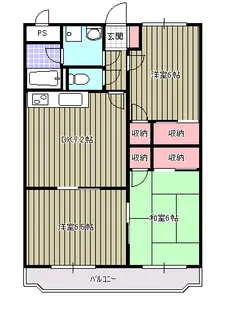 メゾングレース【1階】の間取り
