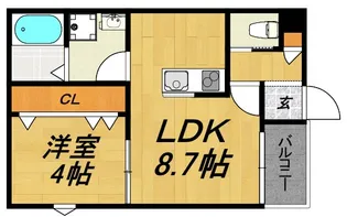 LECOCON一宮II【2階】の間取り