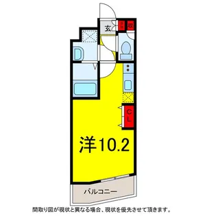 千葉県四街道市鹿渡【マンション】の間取り