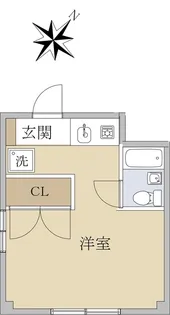 カーサ宮園【1階】の間取り