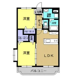 サニーコート風花【3階】の間取り