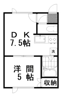 ファインズ祐【1階】の間取り