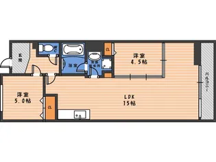 藤ハイツ【3階】の間取り