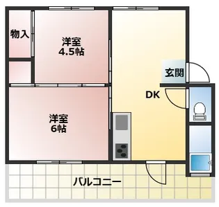 ナナミール西明石クラシコ【3階】の間取り