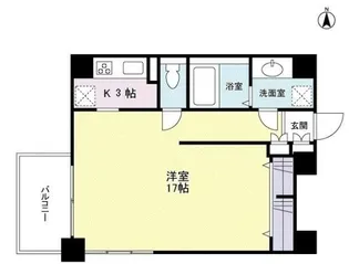 スタイリオ恵比寿SKY【9階】の間取り