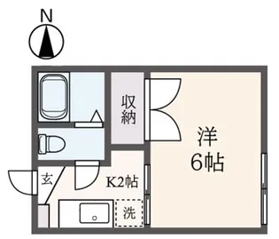 MIフラット【1階】の間取り