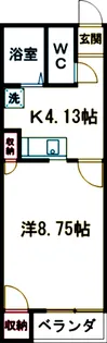 群馬県高崎市飯塚町【アパート】の間取り