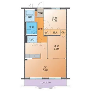 クリエストタウン 江端【3階】の間取り