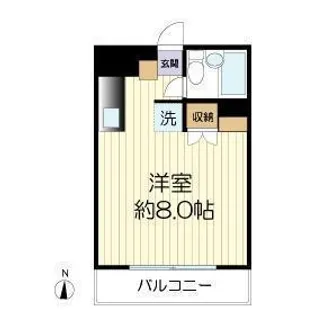 ニュー愛和ビル【3階】の間取り