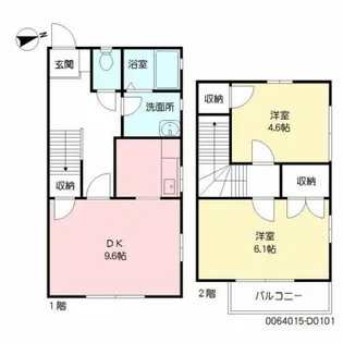 エスポワール尾上 D棟【1階】の間取り