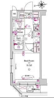 レアライズ綾瀬【2階】の間取り