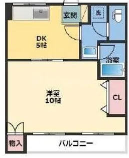 シャトー真間【3階】の間取り