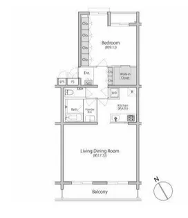 六本木BLESS【4階】の間取り