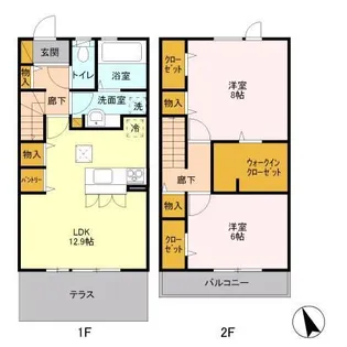 スリーズの間取り