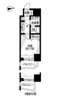 東京都足立区千住中居町【マンション】の間取り
