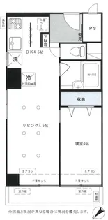 カーサ池尻【4階】の間取り