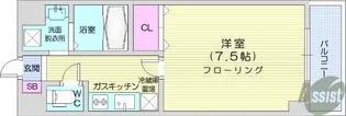 ブランシェ泉中央【2階】の間取り