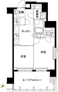 ルーブル五反野弐番館【6階】の間取り
