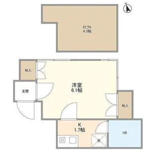 カーサ川口【2階】の間取り