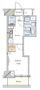 ガリシア駒込EAST【9階】の間取り