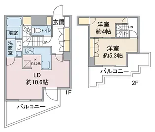 ユニーブル島津山の間取り