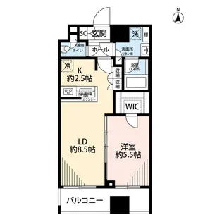 東京都墨田区本所1【マンション】の間取り