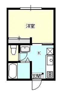 新潟県新発田市緑町2【アパート】の間取り