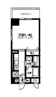 コーポ芝公園【2階】の間取り