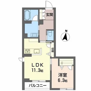 Albemarle上杉の間取り