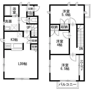 プラートフジ伍番館の間取り