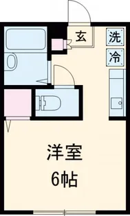 ハイツヴェルデ【1階】の間取り