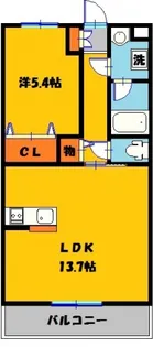 三河江曽島【1階】の間取り